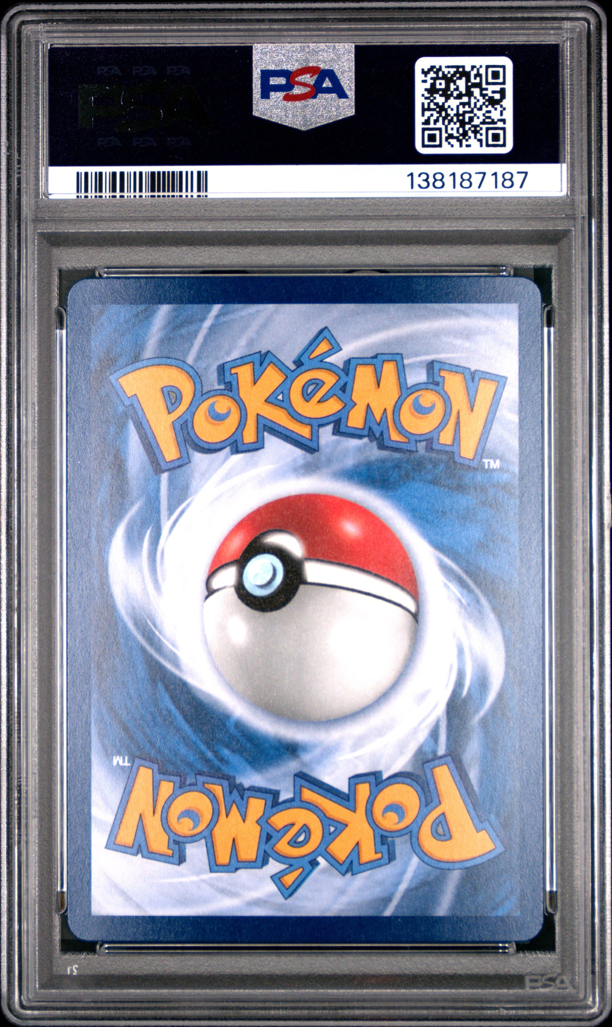 Tapei's Pikachu 057 PSA 10 achterkant