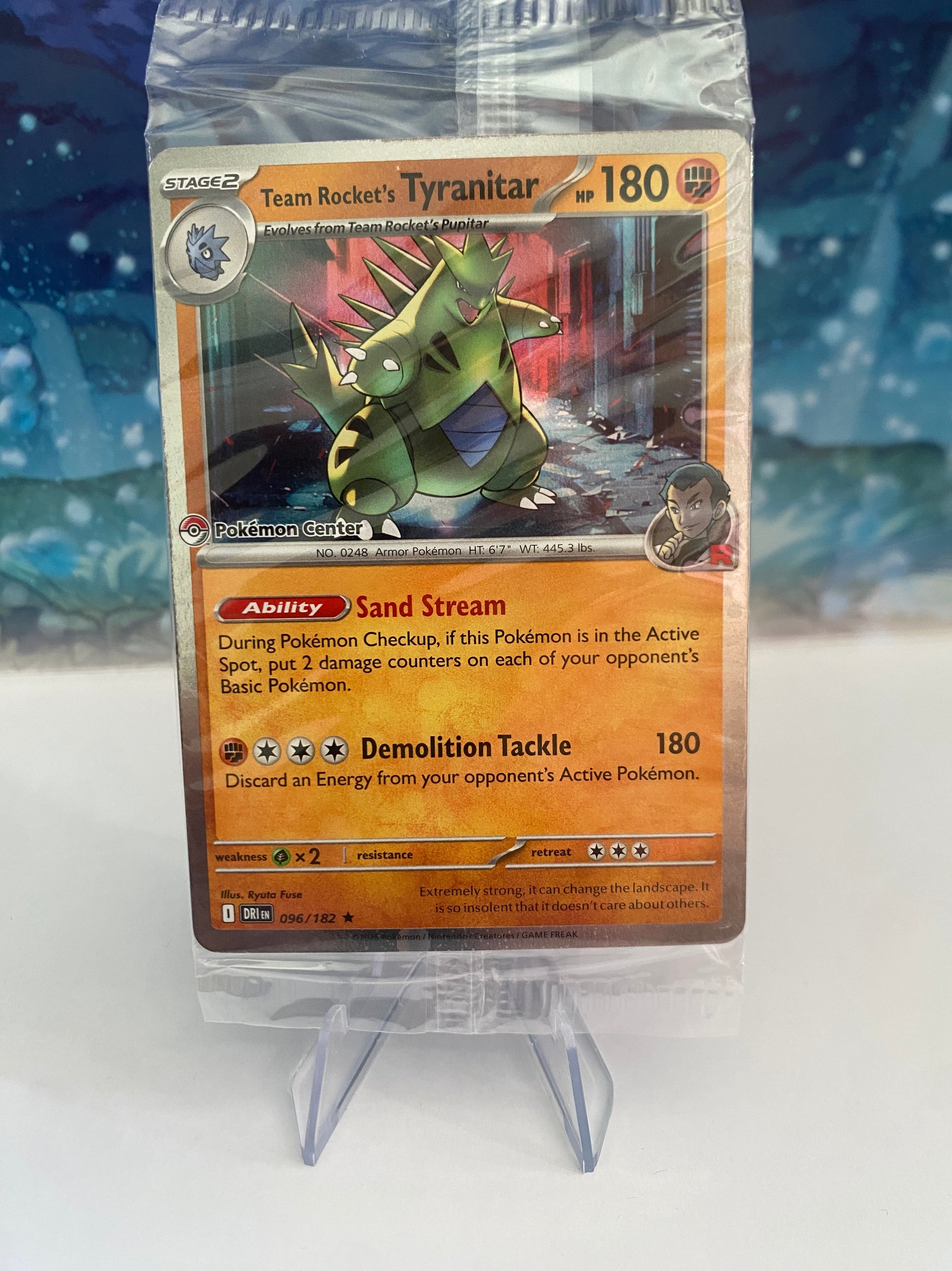 Tyranitar 96 Pokemon Center sealed