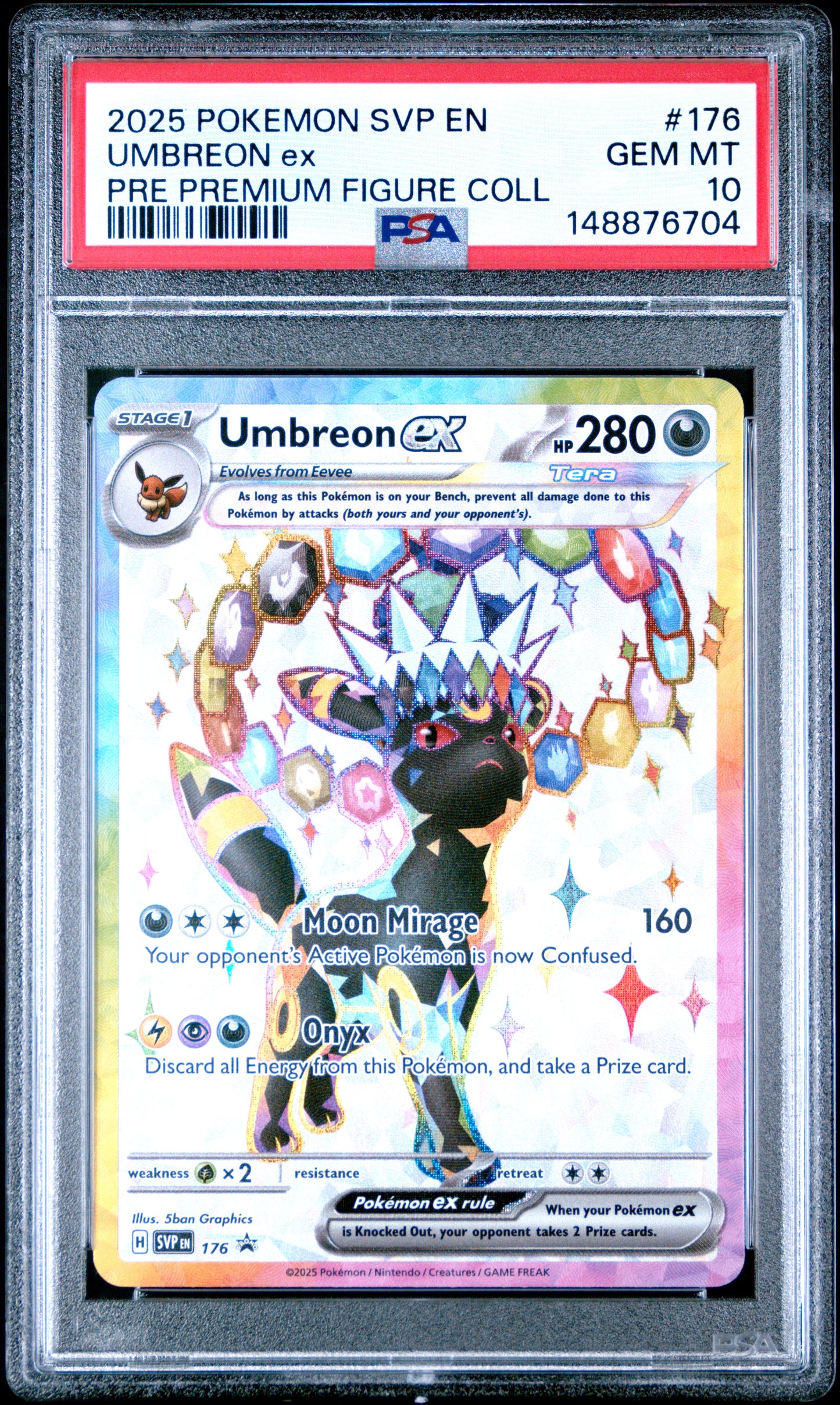 Umbreon SVP176 PSA 10 voorkant