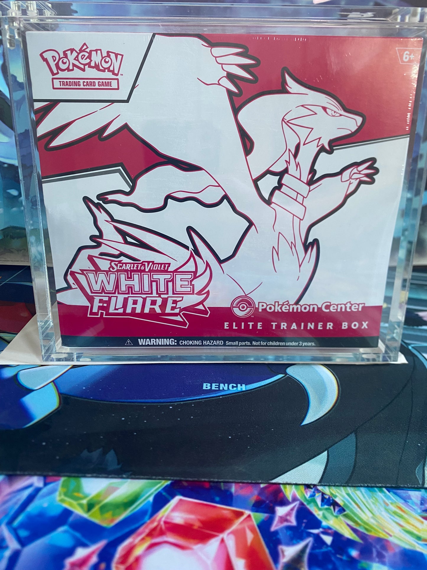 White Flare Pokémon Center Elite Trainer Box Sealed Collector